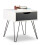White & gray bedside table 1