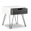 White & gray bedside table 6