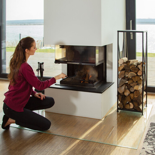 Holzständer aus Stahl 1