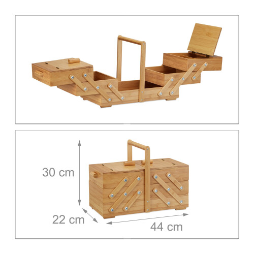 Sybox Bamboo XXL viele Fächer 1