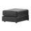 (Grey , Footstool) Brooklyn Plush Velvet Foam Corner Sofa 1