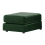 (Green, Footstool) Brooklyn Plush Velvet Foam Corner Sofa 1
