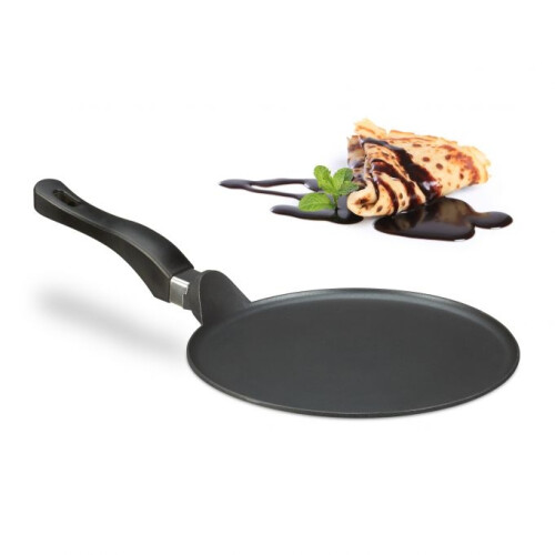 Crêpesform Aluguss schwarz 25 cm