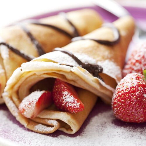 Crêpesform Aluguss schwarz 25 cm 1