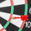 Dartscheibe X2 mit Pfeilen 6