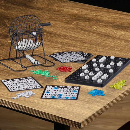 Bingo-Spiel mit Lotterietrommel 1