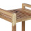 Badezimmerregal mit Rollen Holz 6
