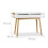 Desk with drawers in white 3