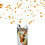 Konfettikanone 80 cm gold 6