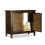 Waschbeckenunterschrank braun LAMELL 1