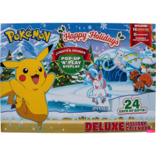 Pokemon Deluxe Holiday Calendar: 15 Detailed 2-Inch Figures & 9 Exclusive Diorama Accessories, Daily Surprises for Collectors