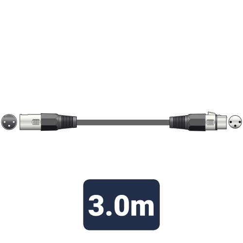 DMX Lighting cable 3.0m 1