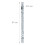 Konfettikanone 80 cm silber 4