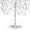Konfettikanone 80 cm silber 1