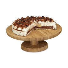 Kuchenplatte auf Bambussockel