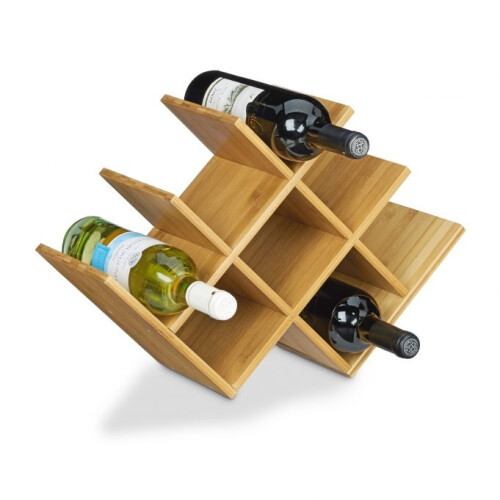 Weinregal aus Bambus