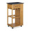ALFRED L kitchen trolley with wine rack 2