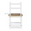 Silla infantil RUSTICO blanca 5