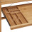 Computertisch aus Holz mit Tastaturschublade 4
