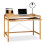 Computertisch aus Holz mit Tastaturschublade 1