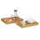 Serviertablett 2er Set Bambus 1
