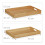 Serviertablett 2er Set Bambus 4