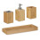 Badezimmer-Accessoires-Set aus Bambus 6