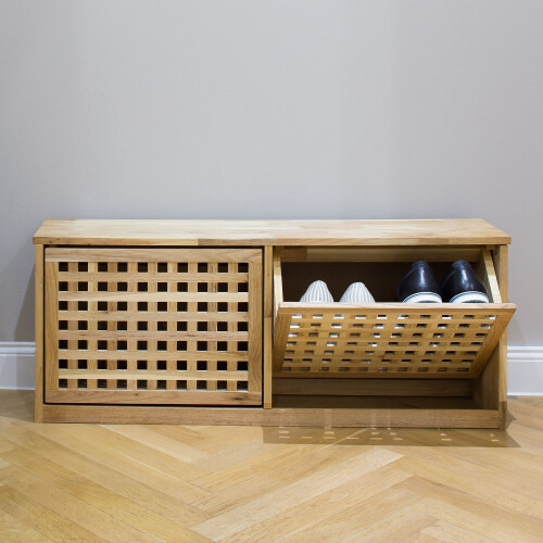 Schuhschrank Nussbaum 1