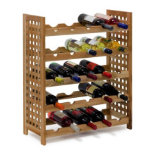 Weinregal in Nussbaum für 25 Flaschen