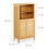 Badezimmerschrank LAMELL Bambus 4