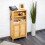 Badezimmerschrank LAMELL Bambus 3