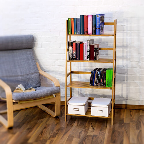 Bambus-Bücherregal 1