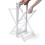 Tabletttisch aus Holz und Bambus 72 cm 3