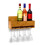 Weinregal mit Glashalter 1
