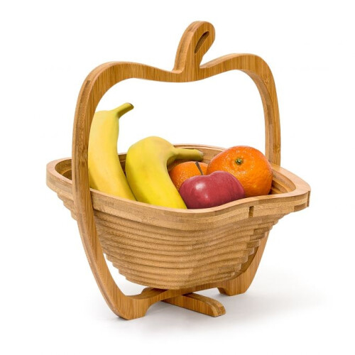 Cesta de frutas de bambú