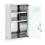 Medikamentenschrank EMERGENCY Edelstahl XL 3