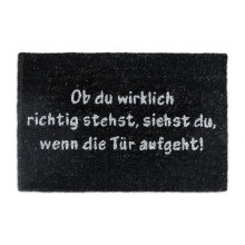 Fußmatte Kokosnuss SPRUCH