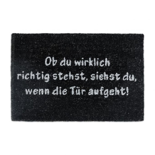 Fußmatte Kokosnuss SPRUCH