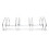 Bicycle rack 4 bicycles steel 4