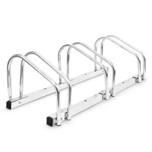 Fahrradständer 3 Fahrräder Stahl