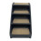 HugglePets (Black) HugglePets Plastic Pet Stairs / Steps 3