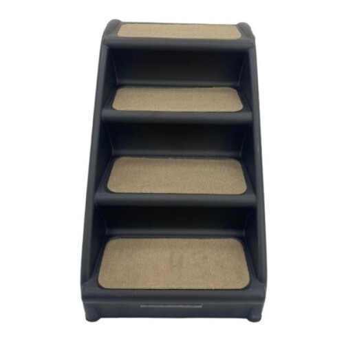 HugglePets (Black) HugglePets Plastic Pet Stairs / Steps 2