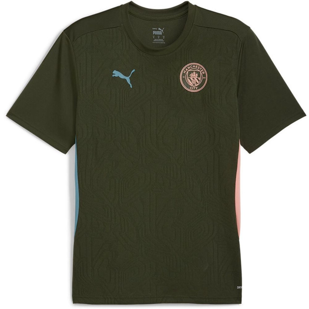 (2XL) Manchester City Dark Green Training Jersey 2024/25