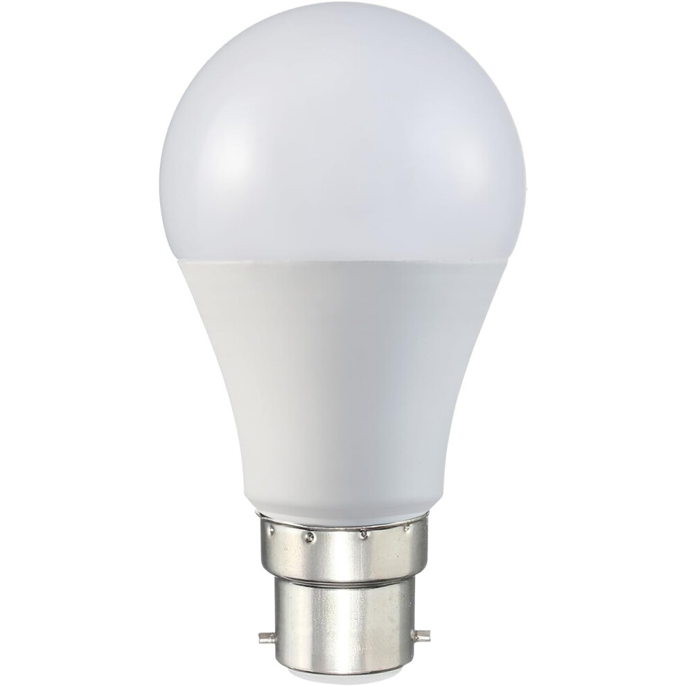 Bright Source Non-Dimmable Opal Frosted LED GLS Bulb, 8.5W, 806lm, B22 Bayonet, 6500K Daylight White