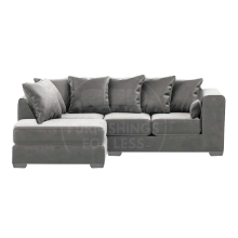(Left Hand Facing) Ella Fullback Grey Corner Sofa