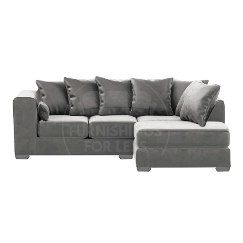 (Right Hand Facing) Ella Fullback Grey Corner Sofa