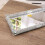 Crushed Diamond Silver Tray 39x18cm, Crystal Filled Mirror Tray 9