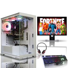 (12GB NVIDIA RTX 3060, 24'' Monitor Bundle ) Gaming PC Bundle i7 6th Gen 32GB RTX 4060 1TB SSD - Refurbished