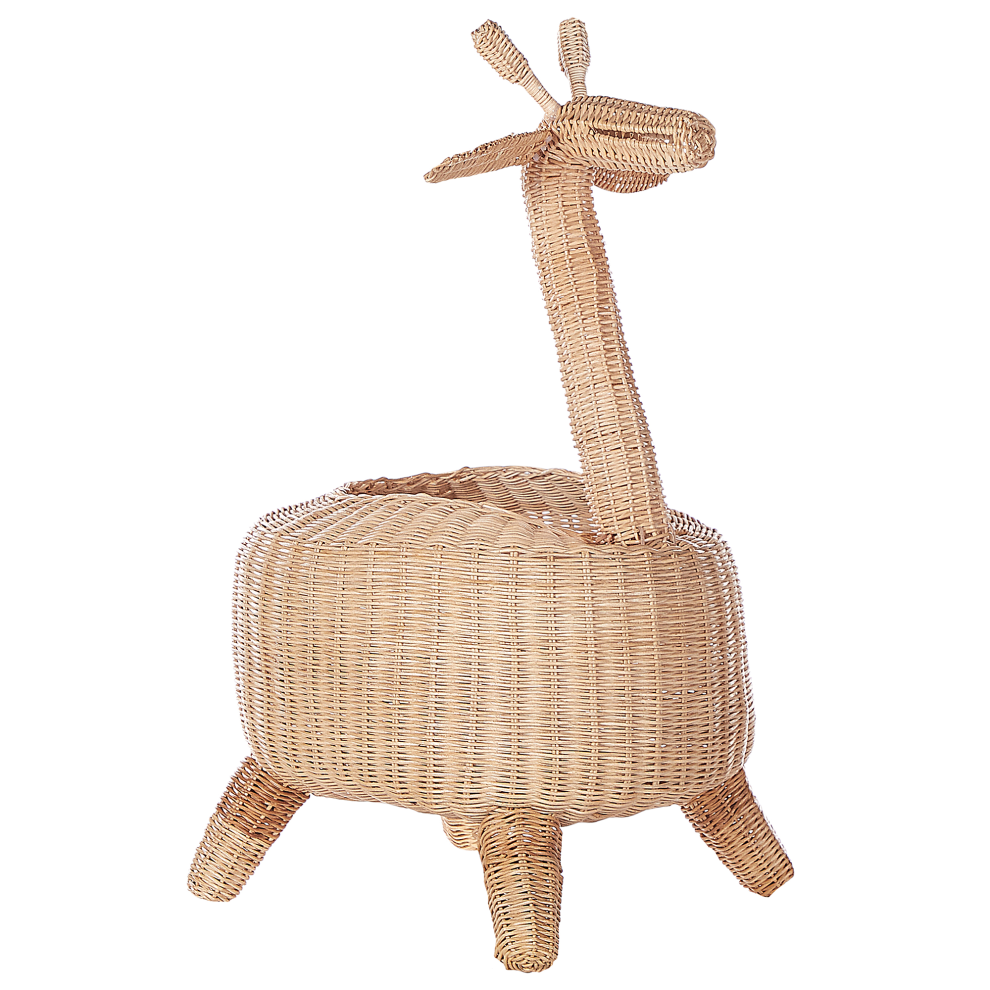 Kids Basket Giraffe HAINAN Rattan Natural