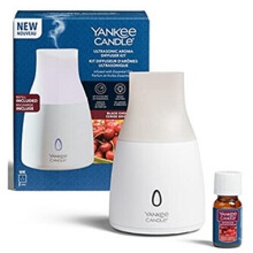 Yankee Candle Ultrasone Diffuser Zwarte Kers Wit Yankee Candle